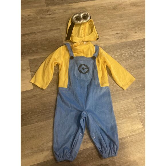 Rubie's Other - Despicable Me Rubies Minion Dave Halloween Costume Toddler Sz 12-24 W/Hat Soft